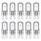 G9 Halogenlampor 40W,230V, 10-pack 40W