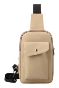 Slingväska Bröstväska med Justerbar Rem Liten Crossbody-väska Multifunktionell Axelryggsäck Vardaglig Dagsryggsäck för Män Film Khaki Film Khaki