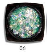 Sequin Star Patch Girl Eye Corner Paljett Makeup Paljett