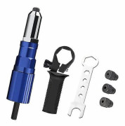 Elektrisk nitpistol 2.44.8mm nitmutterpistol borradapter nitverktyg mutterdrag nitverktyg