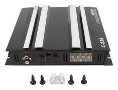 Bilförstärkare 2 Kanal 3800W 90dB Känslighet Aluminiumlegering Snabb Värmeavledning Ljudförstärkare