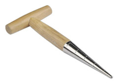 Traditionell trädgårdsverktyg, planteringspinne för handen, lätt vikt, trähandtag