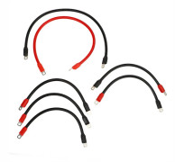 7 st golfvagnsbatterikabel ren koppar 4AWG batterikabelsats Ersättning för E‑Z‑GO TXT 36V 48V 1994 och uppåt