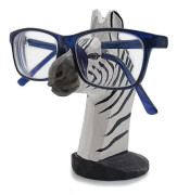 Handgjord Trädjursglasögonhållare För Hem, Kontor, Dekoration (zebra)