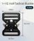 Kraftiga metallspännen 3,8 cm - 2-pack clips för halsband, väskor och remmar