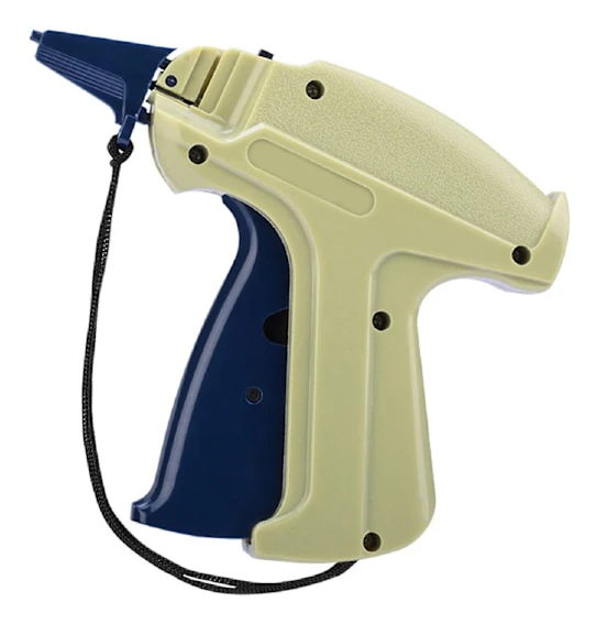 Klädetiketteringspistol Kit med stålnål 5000 Fästen Prislappspistol Etikettpistol för tjocka tyger