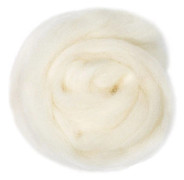 50g Ullgarn Roving Fiber BEIGE beige
