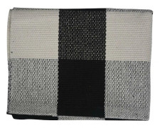 Cotton Plaid Rug, 23.6