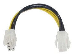 EPS 8-Pin Hane till ATX 4-Pin Hona Moderkort CPU Strömförsörjningsadapterkabel