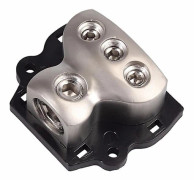 3-vägs Strömfördelningsblock 1x0 Gauge in 3x4 Gauge Ut Strömfördelningsblock för Bilstereo