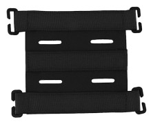 Kardborrepanelemblem och Insignia kardborrefästlappar Display Board för utomhussvart