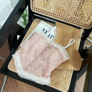 Blommig Camisole Spetstoppar FÄRG 1 FÄRG 1 Color 1
