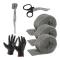 Stålull Mus Säker Hål och Fyllmedel, 3-pack, 8,4 cm x 3 m, Stålull Musbekämpning DIY Kit Fyllverktyg