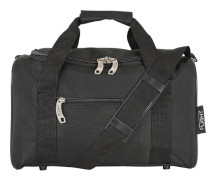 Lightweight hand luggage cabin size duffle bag 2nd bag underseat easyjet ryanair Black