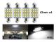 C5W 42mm 6000k vit 4-pack LED 2835SMD SV8.5 41mm Vit