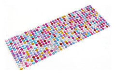 646 Självhäftande rhinestones strass flerfärgad flerfärgad