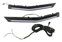 LED Varselljus DRL för Toyota Camry 2024 2025 Främre Grill Ljus med Sekventiell Amber Tu
