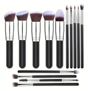 14 delar Smink Borstar Set Mjuk Fluffig Foundation Roge