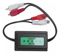 3,5 mm bilbrusfilter RCA-ljudfilter ljudförstärkare jordningsslingisolator undertryckare