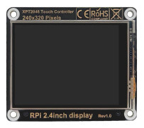 För Raspberry Pi 2.4 tums IPS LCD-skärm Touch Sreen Inbyggd Högtalare Ljud (Ljud Ej för Pi5 Men W