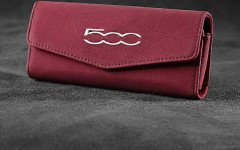 Bil Glasögonfodral Solglasögon Förvaringsbox Clip För Fiat 500 500l 500x 500e Abarth 2022 2023 2021 Läder Motorfordons Interiörbeslag (FMY) Red