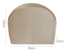 Filtinsatsväska Väskfoder BEIGE L Beige L