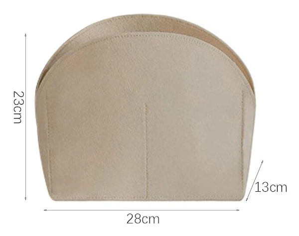 Filtinsatsväska Väskfoder BEIGE L Beige L