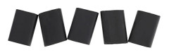 5st Svart Gummi Sax Tumstöd Saver Saxofon Finger Kudde Pad Protector