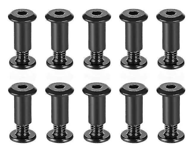 Skruvpost Passar För 5/16\"(8mm) Håldiameter, Han M6x10mm Bältespänne Bindningsbultar