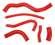 Silikon Radiator Kylarslang Kit Ersättning för Suzuki DRZ400S DRZ400SM Röd