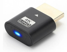 4K-dummyuttag kompatibel med LED-ljus för grafikkort, PC-tillbehör, skrivbords-/laptop-visuell displayadapter C