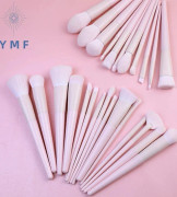 26 pink handle fiber soft fur set beauty tools makeup brush full set professional beauty tools