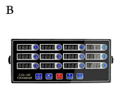 Kommersiell 8-kanals digital kökstimer, rostfritt stål Calculagraph Tim Tier 12