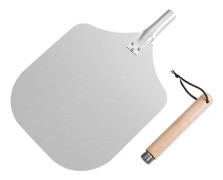 12\" Pizzaspade med Avtagbart Handtag, Kompatibel med Multifunktionellt Köksredskap & Serveringsbricka, Utrymmesbesparande Design Kompatibel med Enkel Förvaring 28.2cm