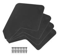 4 st. Stänkskydd för bil Pickup Van Lastbil Mudflaps Mudguards med skruv