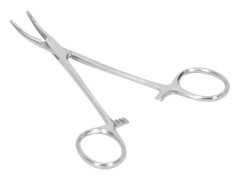 12,5 cm Böjd Hemostatisk Pincett Rostfritt Stål Hårpincett Tång Tillbehör för Boskap