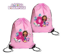Gabby Dollhouse Girl Dragsko Sport Vattentät Ryggsäck Bunt Ficka Terylene Basketväska Tecknad Anime Födelsedagspresent GB943 Size 34X43CM