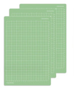 Skärmatta för Cricut Joy Xtra 3-pack Ersättningssortiment Standardfäste Lätt fäste Starkt fäste Självhäftande skärmattor [db] Grön
