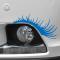 2 Par Eyelashes Bilstrålkastardekaler Blue