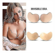 2 Pairs Strapless Sticky Bra Invisible Lift Up Backless Bra Adhesive Push Up Bra For Womens Cup C