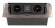Desktop Långsam Pop Up Dold Uttag Dubbel USB AC250V för Kontor Hem Skrivbord
