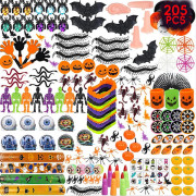 Ny Halloween dekoration utklädningsleksak festgåva kombinationsset Halloween klämma musikgåva