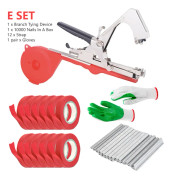 Tapetool Växt Trädgård Växt Tapet Bundle + 10 Rullar Tejp Set för Grönsaker Druvor Tomat Gurka Paprika Blomma Vinranka~0703