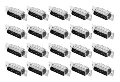 D-sub Kontakt DB26 Hane 26-stift 3-Radig Seriell Port Terminal Breakout