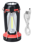 BEL-7643670048212-Lägerlampa LED-campinglykta Multifunktion Bärbar Cob LED-ficklampa (röd)