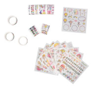 Washi tejp DIY dekoration upprepade gånger klistra in lämnar inga märken ingen skärning Washi tejp set83198 Wonderland