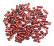 60st/pack MTB Bike Road Cykelnipplar 14G 14mm 2.0mm Ultralätt höghållfast färgglada ekrar Nippel Bike Ekerlock Red