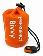 4-pack Vattentät Termisk Nödsovsäck för Utomhusbruk Camping Överlevnad Bivacksäck Orange