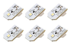 6 st WR55X11132 LED-kylskåpslampa WR55X25754 WR55X26486 WR55X30602 EAP1217291