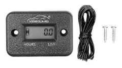 Digital timräknare LCD-display Varvräknare Vattentät för cykel Motorcykel ATV Snöskoter Marinbåt Skidor Dirt Gas Motor SZRH A-F [DB] 5 5